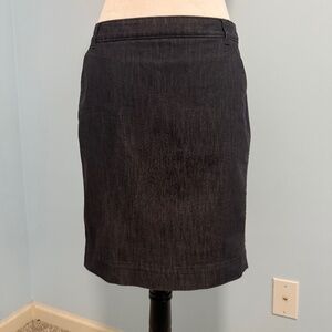Lilly Pulitzer Dark‎ Denim Pencil Skirt Size 8